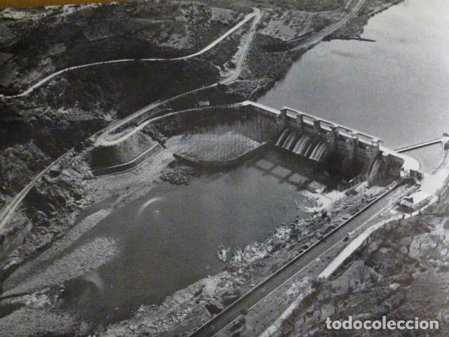 Old Documents: RIVAS DE SIL ORENSE SALTO DE SEQUEIROS ANTIGUO HUECOGRABADO A&Ntilde;OS 60