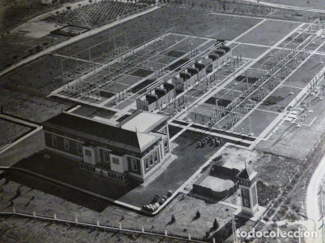 Documents Anciens: MAJADAHONDA MADRID SUBESTACION ELECTRICA ANTIGUO HUECOGRABADO A&Ntilde;OS 60