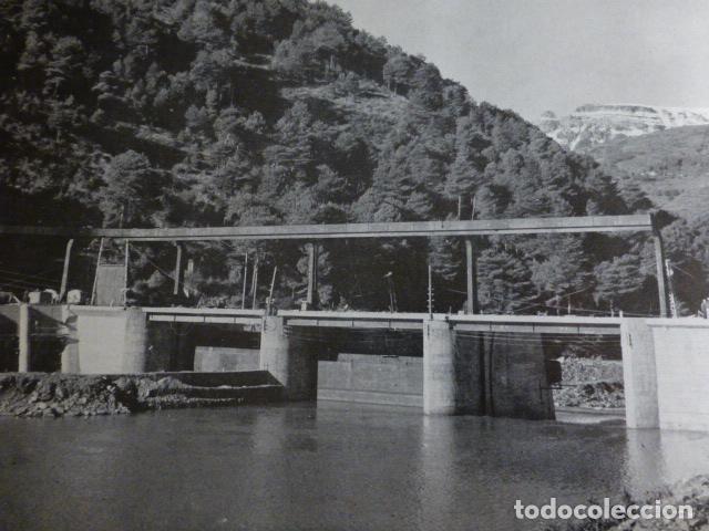 Alte Dokumente: LA ESPU&Ntilde;A HUESCA SALTO ANTIGUO HUECOGRABADO A&Ntilde;OS 60