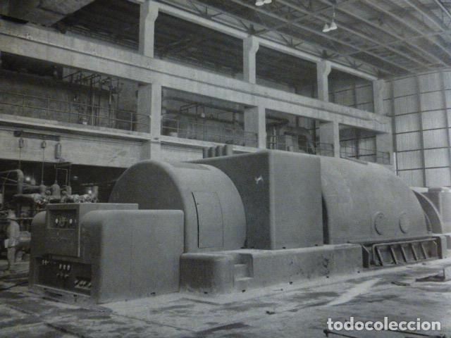 Documents Anciens: VELILLA DEL RIO CARRION PALENCIA CENTRAL ELECTRICA ANTIGUO HUECOGRABADO A&Ntilde;OS 60