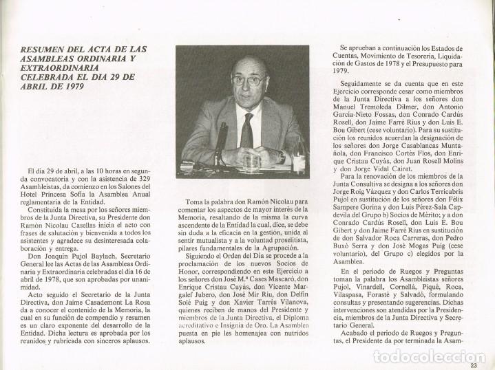 Documentos antiguos: 1978 AGRUPACI&Oacute;N MUTUA DEL COMERCIO Y DE LA INDUSTRIA - MEMORIA EJERCICIO DE 1978 - Foto 4