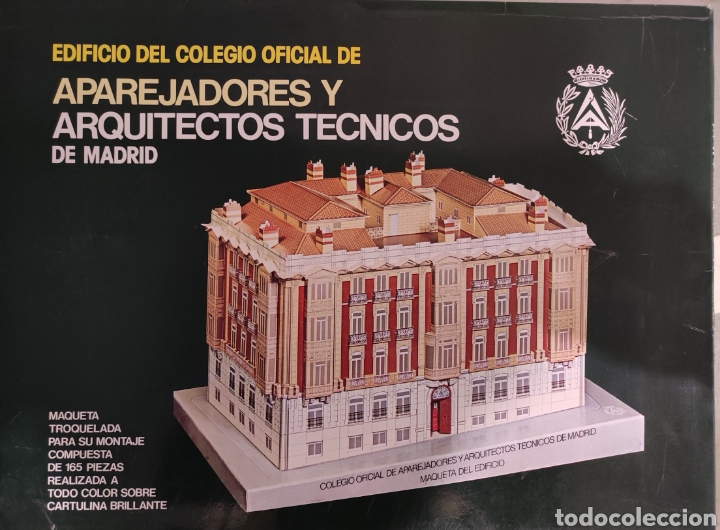 Documentos antiguos: Recortable Sede Colegio Arquitectos T&eacute;cnicos Madrid - Foto 1