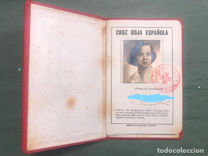 Documentos antiguos: CARNET DE LA CRUZ ROJA - A&Ntilde;O 1951 - - Foto 1