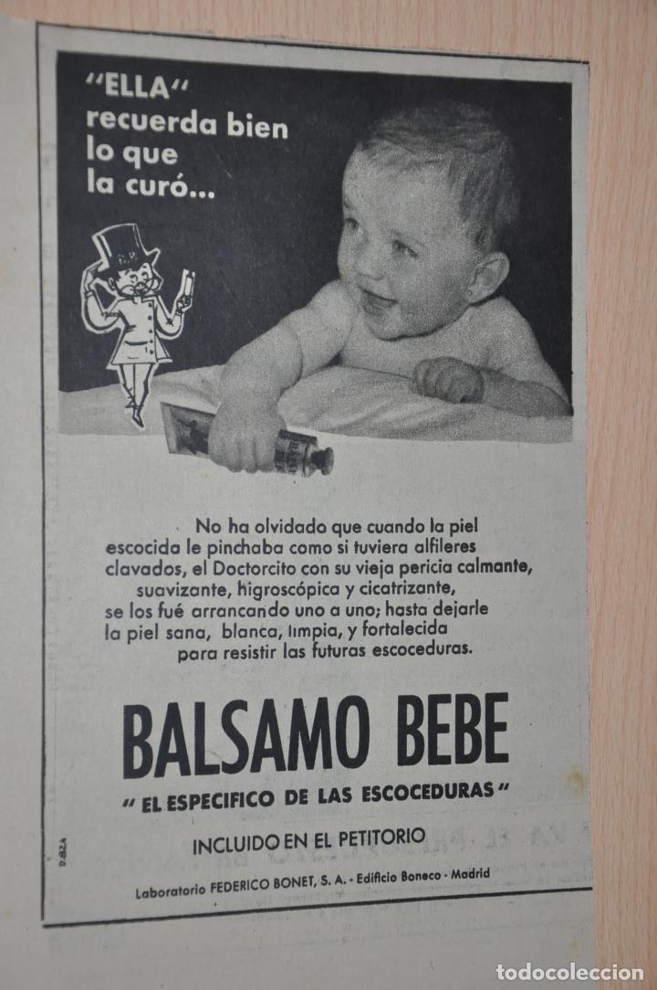 anuncio balsamo bebe