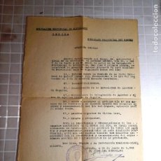 Documentos antiguos: 1953 DELEGACIÓN PROVINCIAL DE SINDICATOS (DEL SEGURO) LÉRIDA ASAMBLEA GENERAL AUTORIZADA. Lote 322094353