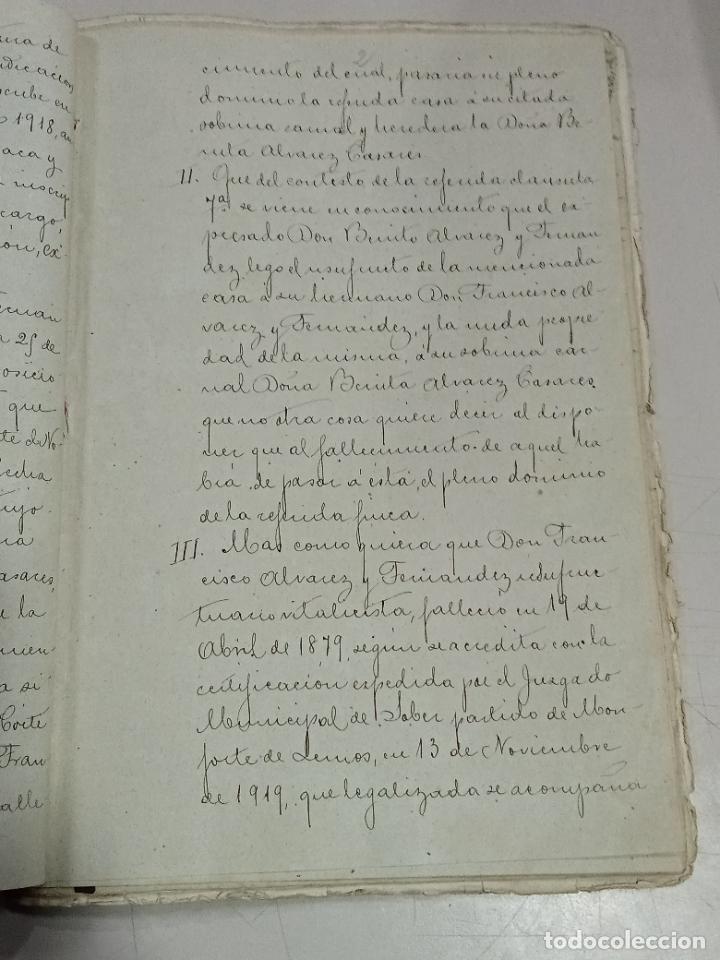 Documentos antiguos: CONSTITUCI&Oacute;N DE TESTAMENTO. MADRID. DISTRITO NORTE. 1875. VER - Foto 2
