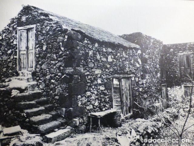 Documentos antiguos: LAS CASAS EL HIERRO CANARIAS ANTIGUO HUECOGRABADO