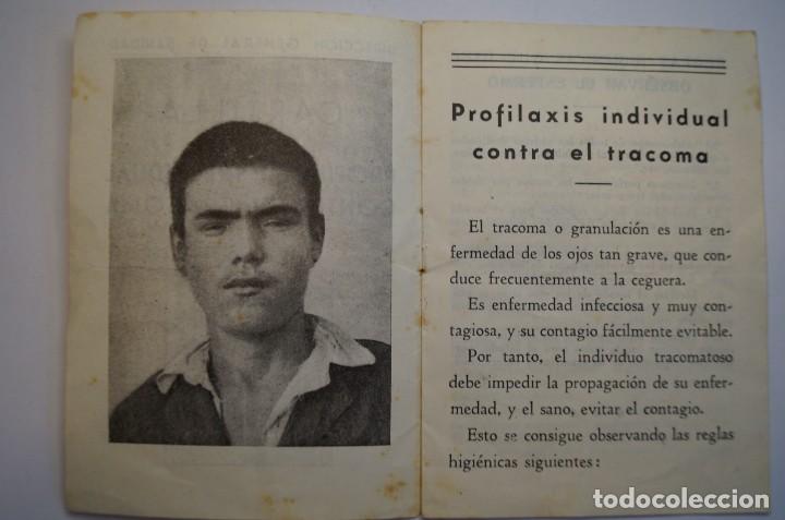 Documentos antiguos: cartilla de profilaxis individual contra el tramoca - Foto 2