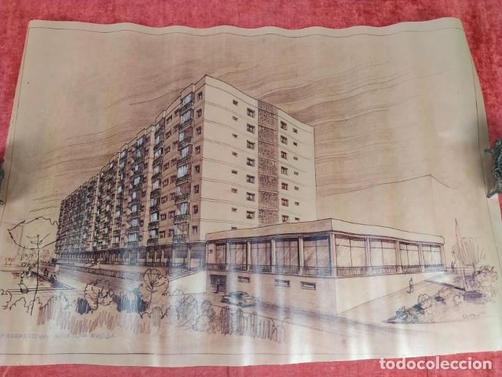 Documentos antiguos: PROYECTO EDIFICIO E.V.O.S.A. BARCELONA (?) ESPA&Ntilde;A CIRCA 1950. - Foto 13