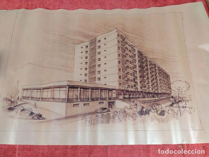 Documentos antiguos: PROYECTO EDIFICIO E.V.O.S.A. BARCELONA (?) ESPA&Ntilde;A CIRCA 1950. - Foto 25