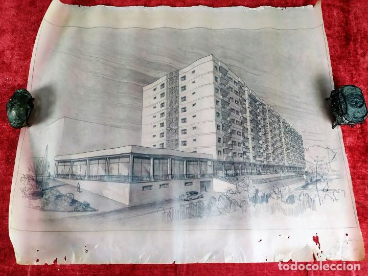 Documentos antiguos: PROYECTO EDIFICIO E.V.O.S.A. BARCELONA (?) ESPA&Ntilde;A CIRCA 1950. - Foto 45