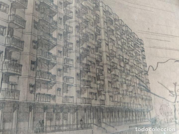 Documentos antiguos: PROYECTO EDIFICIO E.V.O.S.A. BARCELONA (?) ESPA&Ntilde;A CIRCA 1950. - Foto 46
