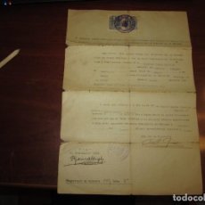 Documentos antiguos: COMISARIA DE INVESTIGACION Y VIGILANCIA DE MALAGA--CERTIFICADO PERTENENCIA GUARDIA ASALTO 1939. Lote 330188143