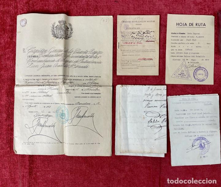 Documentos antiguos: CONJUNTO DOCUMENTACI&Oacute;N SERVICIO MILITAR. ESPA&Ntilde;A. 1937 - Foto 4