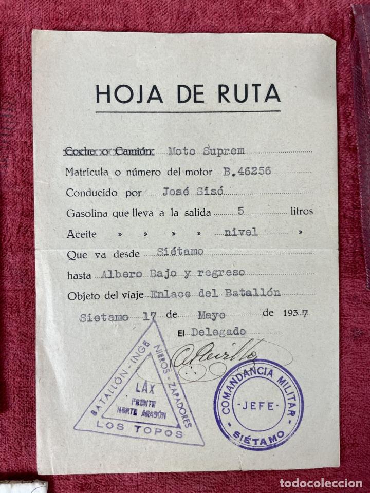 Documentos antiguos: CONJUNTO DOCUMENTACI&Oacute;N SERVICIO MILITAR. ESPA&Ntilde;A. 1937 - Foto 5