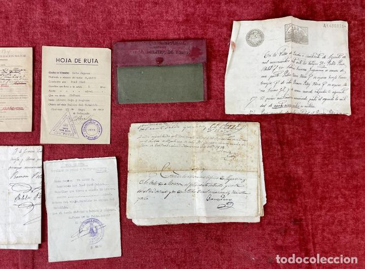 Documentos antiguos: CONJUNTO DOCUMENTACI&Oacute;N SERVICIO MILITAR. ESPA&Ntilde;A. 1937 - Foto 18