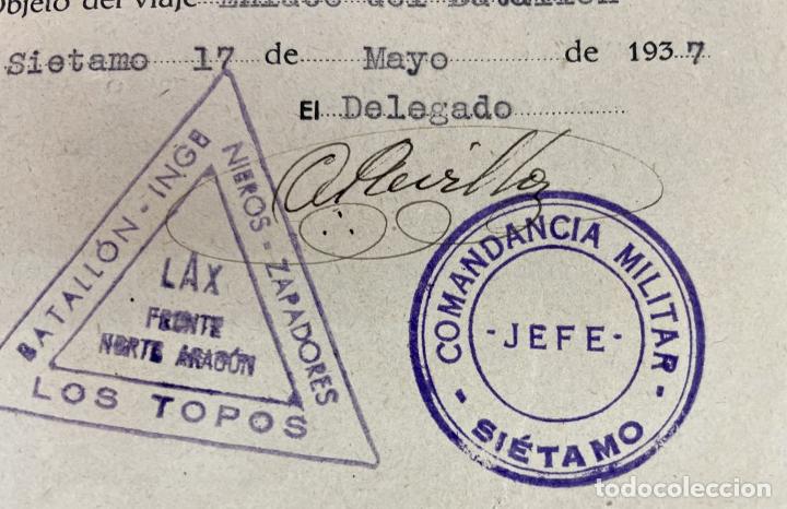 Documentos antiguos: CONJUNTO DOCUMENTACI&Oacute;N SERVICIO MILITAR. ESPA&Ntilde;A. 1937 - Foto 31
