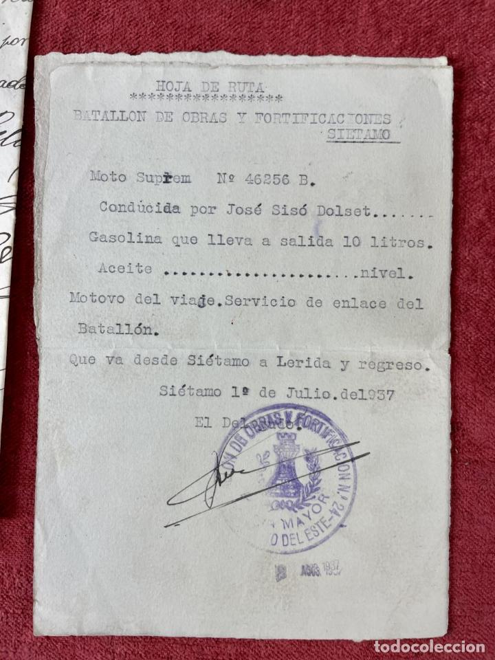 Documentos antiguos: CONJUNTO DOCUMENTACI&Oacute;N SERVICIO MILITAR. ESPA&Ntilde;A. 1937 - Foto 39