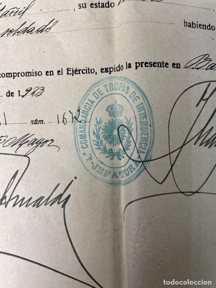 Documentos antiguos: CONJUNTO DOCUMENTACI&Oacute;N SERVICIO MILITAR. ESPA&Ntilde;A. 1937 - Foto 45