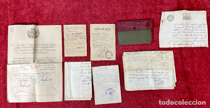 Documentos antiguos: CONJUNTO DOCUMENTACI&Oacute;N SERVICIO MILITAR. ESPA&Ntilde;A. 1937 - Foto 2