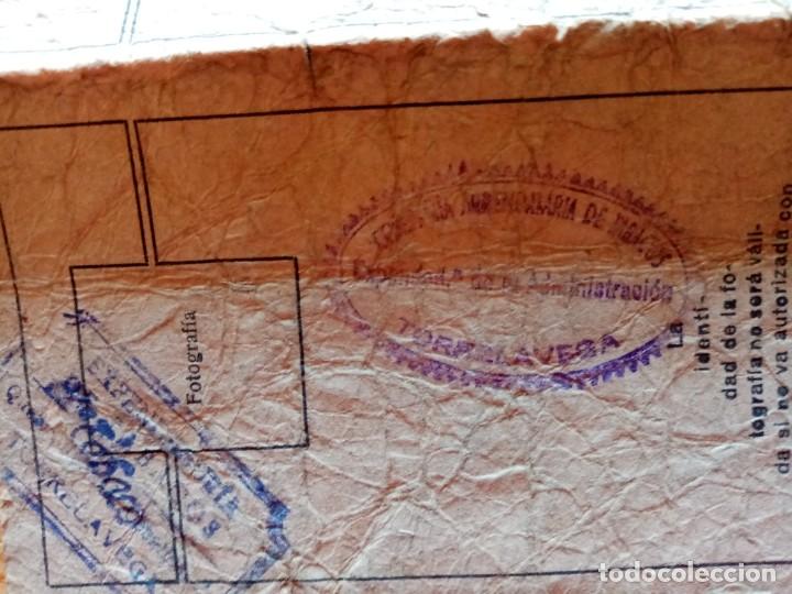Documentos antiguos: CEDULA PERSONAL DIPUTACION PROVINCIAL DE SANTANDER 1942 - Foto 2