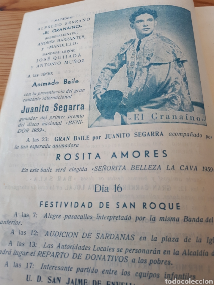 Documentos antiguos: La cava en fiestas 1959 - Foto 2