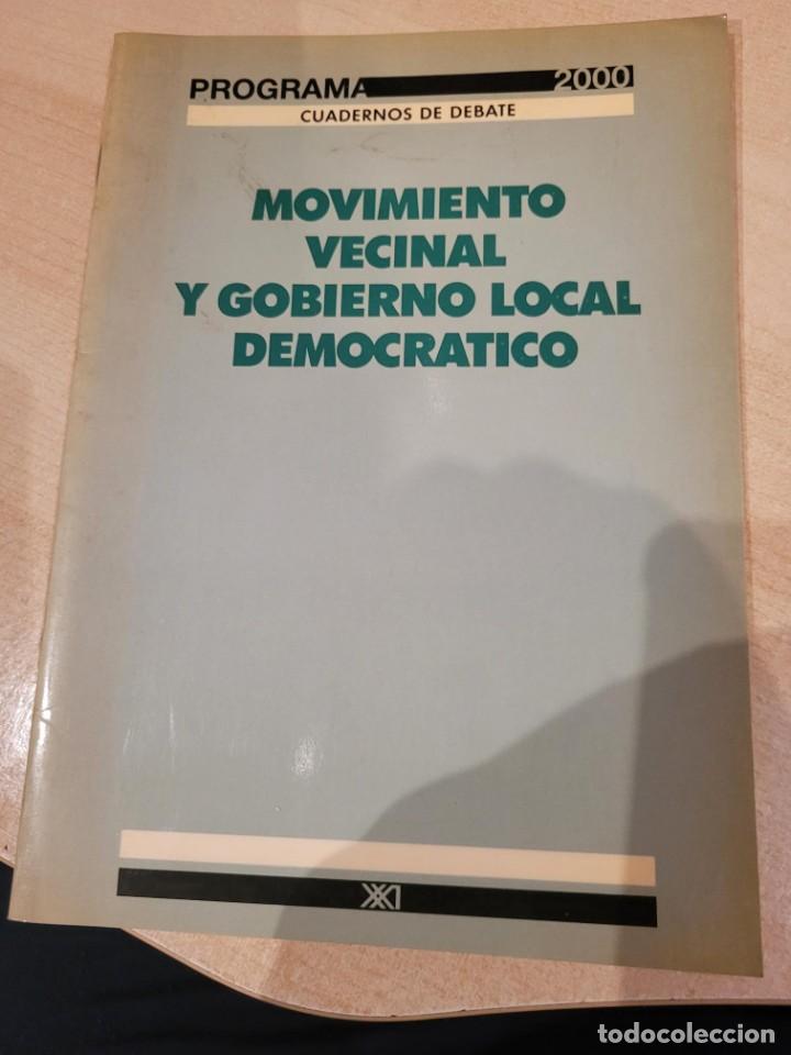 Documentos antiguos: Curioso documento acerca del Movimiento Vecinal y Gobierno Local . a&ntilde;os 80 - Foto 1