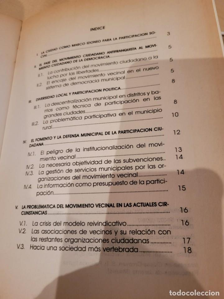 Documentos antiguos: Curioso documento acerca del Movimiento Vecinal y Gobierno Local . a&ntilde;os 80 - Foto 2