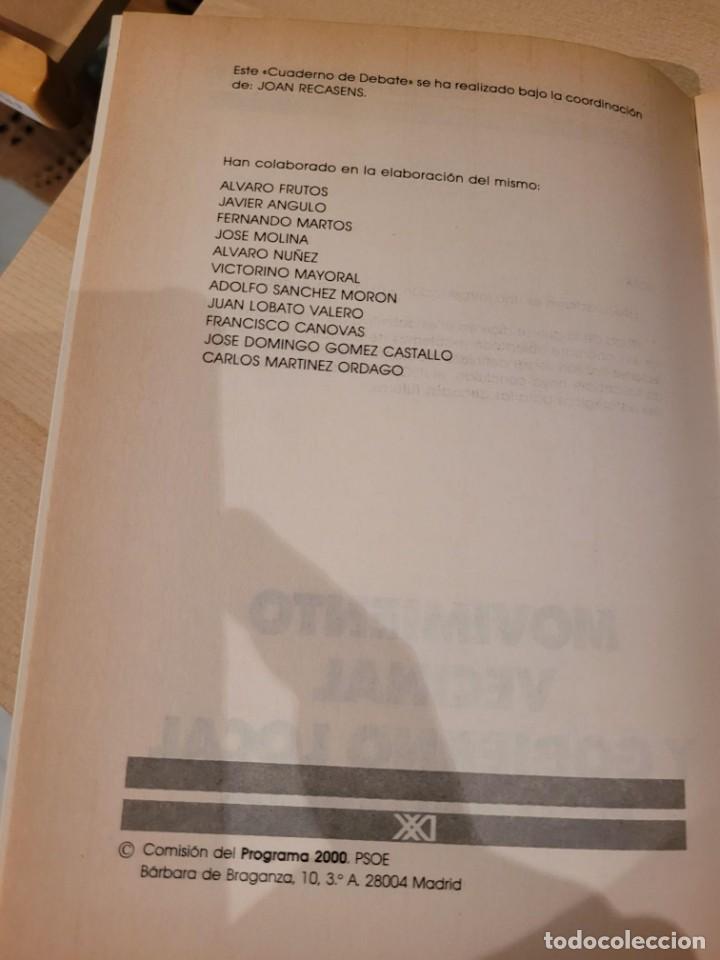 Documentos antiguos: Curioso documento acerca del Movimiento Vecinal y Gobierno Local . a&ntilde;os 80 - Foto 4