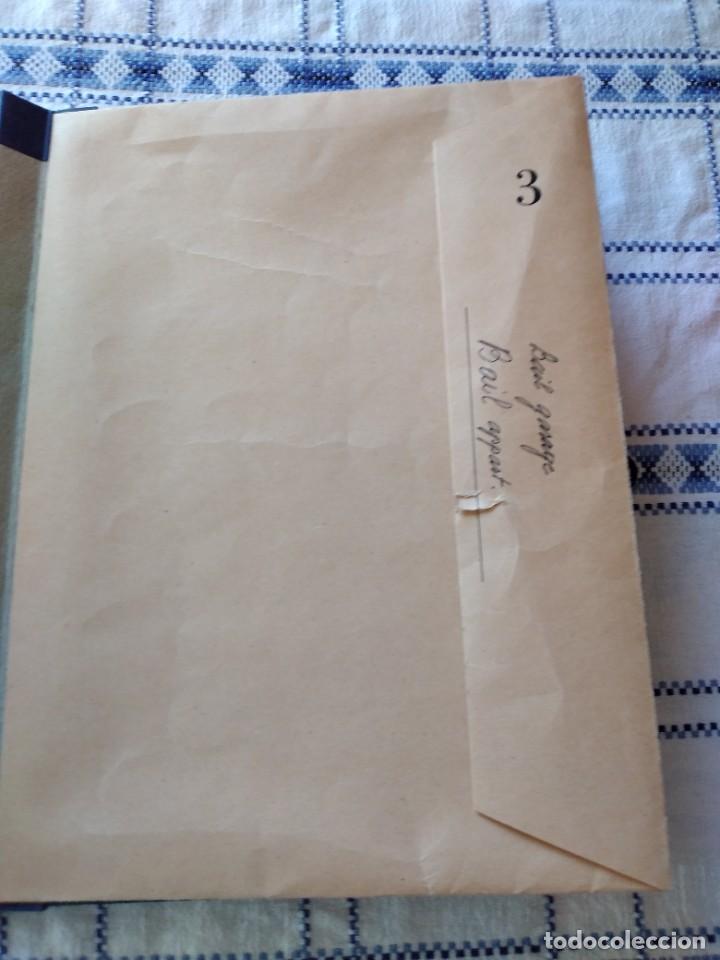 Documentos antiguos: Antiguo archivador de documentos tipo acorde&oacute;n, con sobres en el interior. - Foto 7