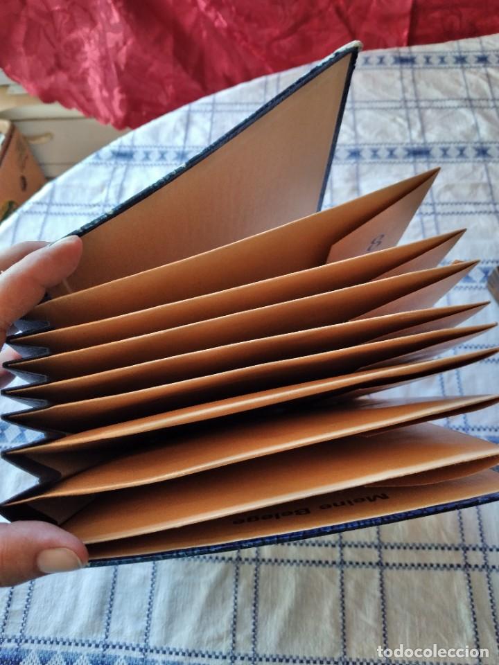 Documentos antiguos: Antiguo archivador de documentos tipo acorde&oacute;n, con sobres en el interior. - Foto 10