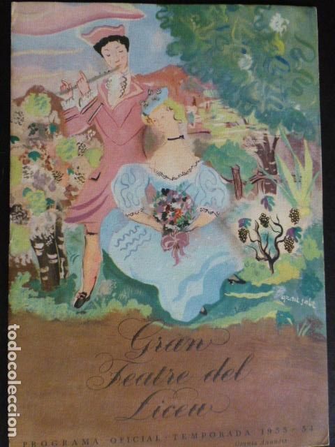 Documentos antiguos: BARCELONA PROGRAMA TEATRO DEL LICEO 1933-1934 PARSIFAL - Foto 1