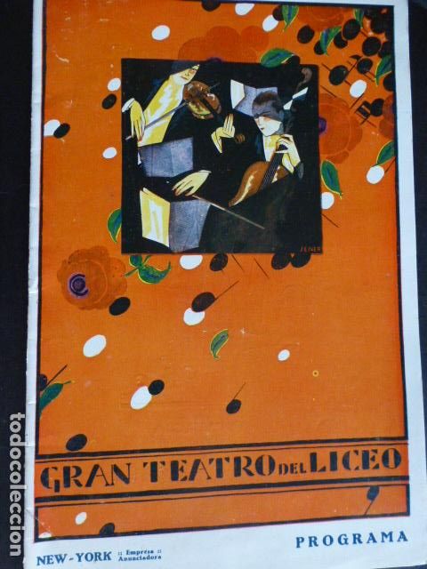 Documentos antiguos: BARCELONA PROGRAMA TEATRO DEL LICEO 1922 MANON - Foto 1