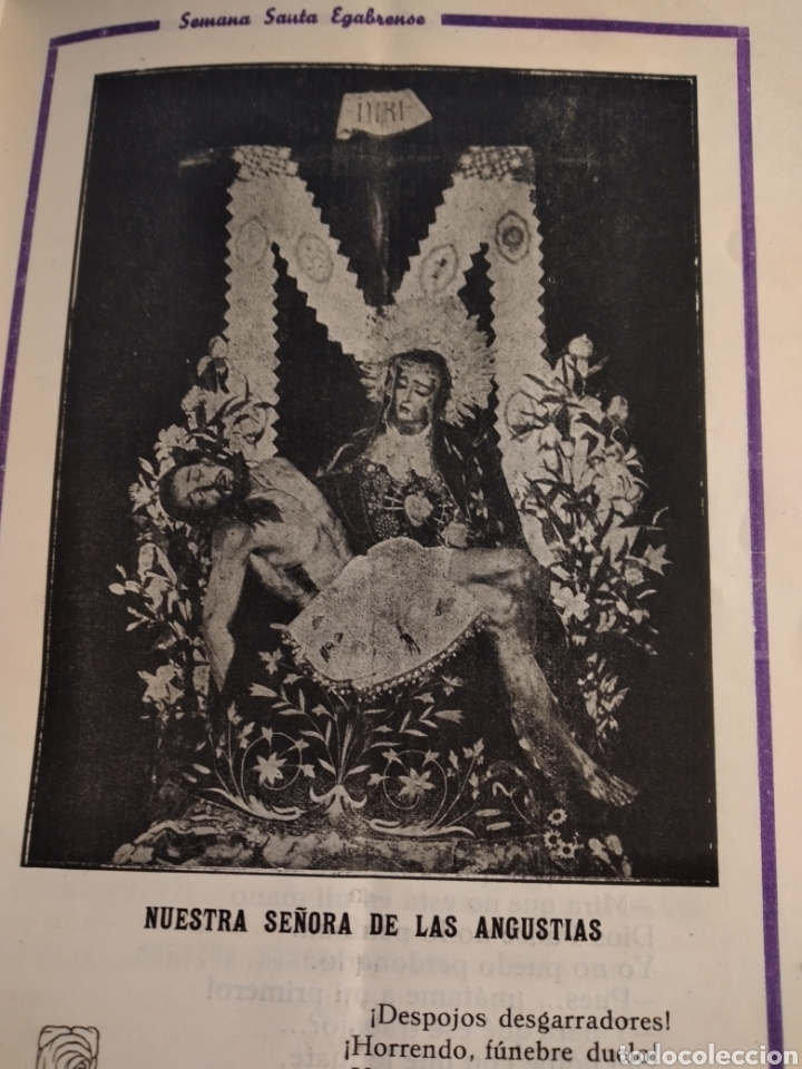 Documentos antiguos: CABRA CORDOBA SEMANA SANTA 1945 PROGRAMA - Foto 2