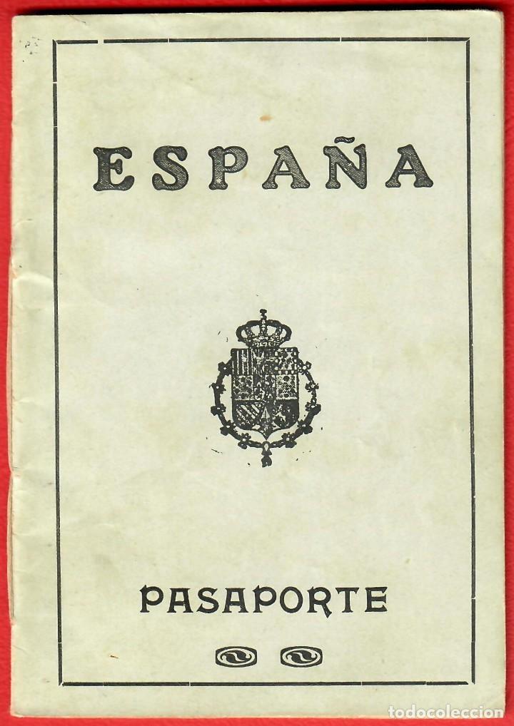 Documentos antiguos: Espa&ntilde;a - Spain - Pasaporte completo Passport - Visas - Foto 1