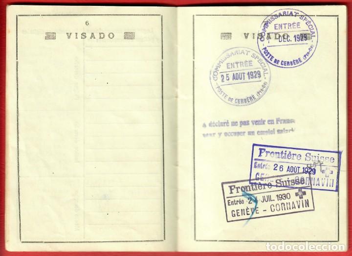 Documentos antiguos: Espa&ntilde;a - Spain - Pasaporte completo Passport - Visas - Foto 8