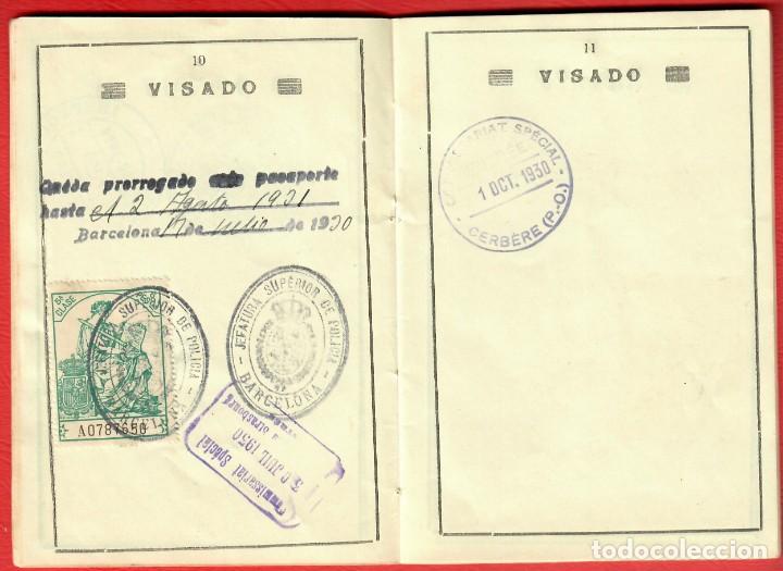 Documentos antiguos: Espa&ntilde;a - Spain - Pasaporte completo Passport - Visas - Foto 10