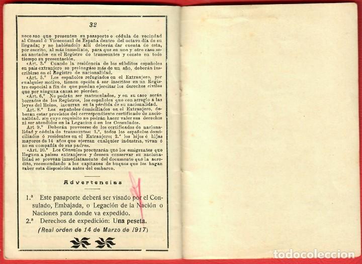 Documentos antiguos: Espa&ntilde;a - Spain - Pasaporte completo Passport - Visas - Foto 12