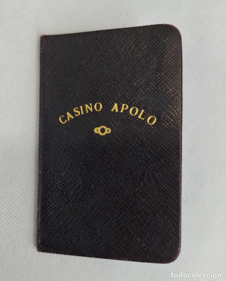 Documents Anciens: CARNET DE CASINO APOLO.