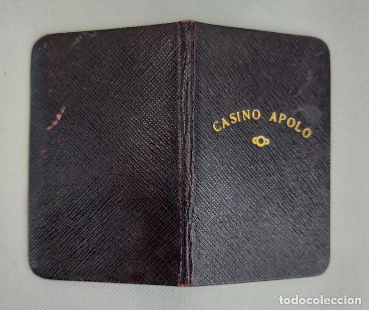Documentos antiguos: CARNET DE CASINO APOLO. - Foto 3
