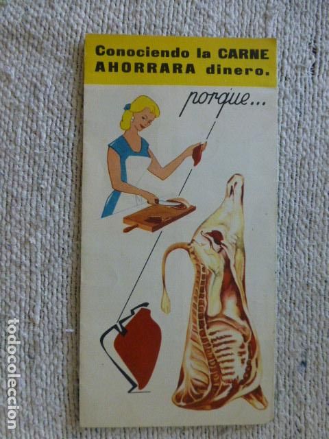 Documentos antigos: LUGO MATADERO F.R.I.G.S.A. FOLLETO PUBLICITARIO DIPTICO 20 X 10