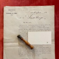 Documentos antiguos: FUNDACIÓN DE LA ASOCIACIÓN ESPAÑOLA PARA LA EXPLORACIÓN DE ÁFRICA. MADRID, 1878. Lote 345500808