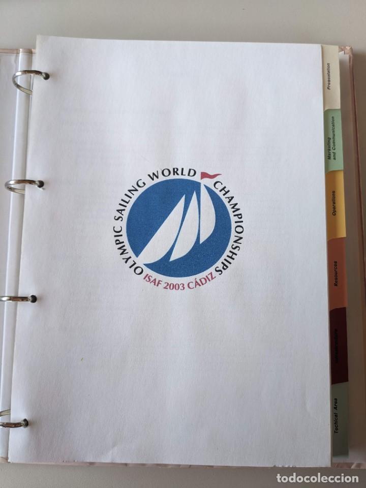 Documentos antiguos: ISAF 2003 CADIZ - OLYMPIC SAILING WORLD CHAMPIONSHIPS - MASTER PLAN - EXCEPCIONAL DOCUMENTO - Foto 2
