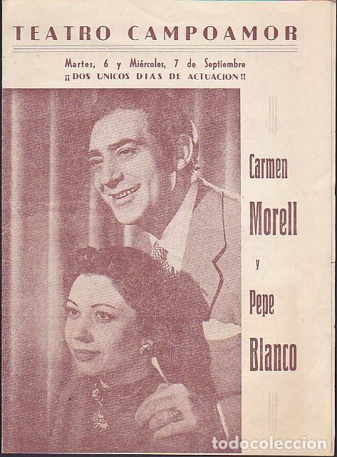 Documentos antiguos: PROGRAMA SALA FIESTAS TEATRO CAMPOAMOR - Foto 1