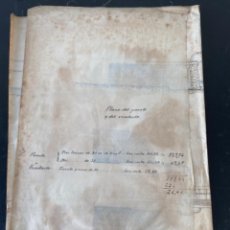 Documentos antiguos: PLANO DESPLEGABLE DEL PUENTE Y DEL VIADUCTO 1866. FERROCARRIL.