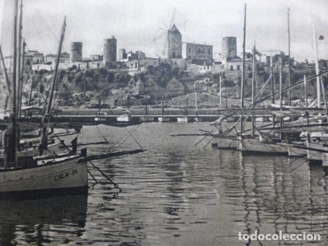 Documents Anciens: PALMA DE MALLORCA VISTA ANTIGUO HUECOGRABADO
