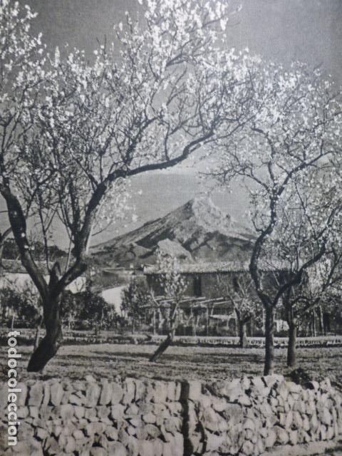 Documents Anciens: EL PUIG DE GALATZ&Oacute; MALLORCA ANTIGUO HUECOGRABADO