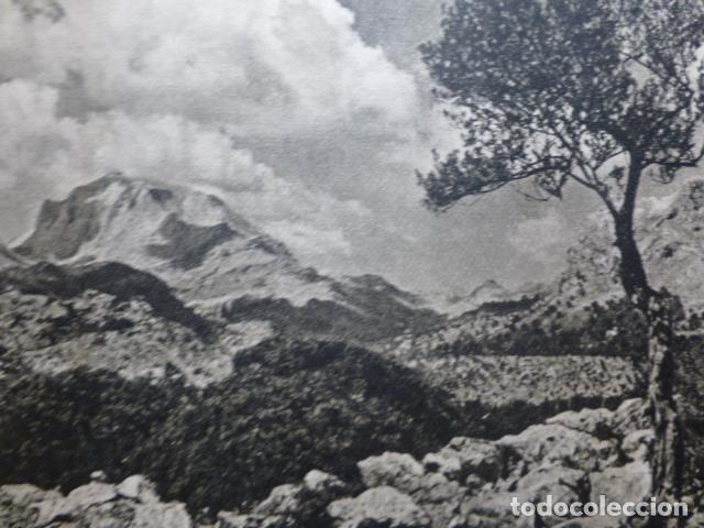 Documentos antiguos: LLUCH A POLLENSA MALLORCA ANTIGUO HUECOGRABADO