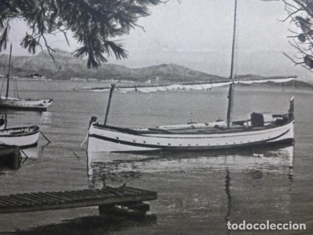 Documentos antiguos: POLLENSA PUERTO MALLORCA ANTIGUO HUECOGRABADO