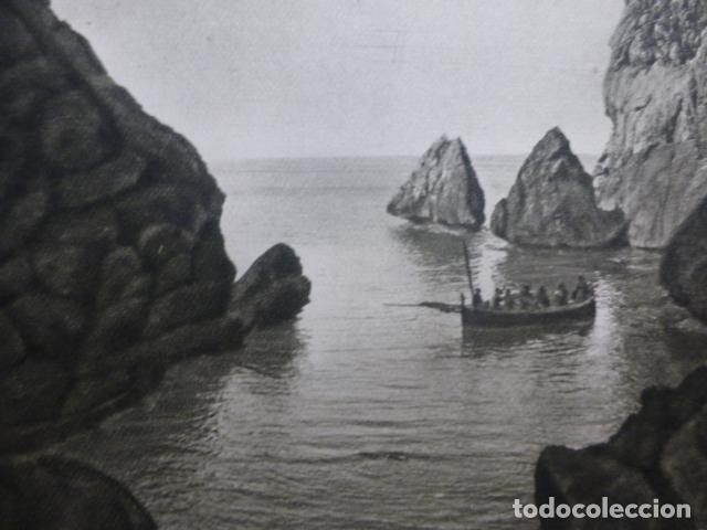 Documentos antiguos: BANY DE LA SIRENA MALLORCA ANTIGUO HUECOGRABADO